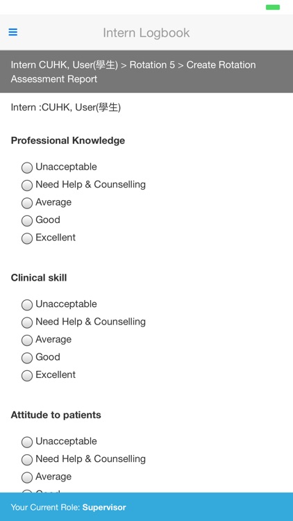 Med. Intern Logbook-Supervisor screenshot-3