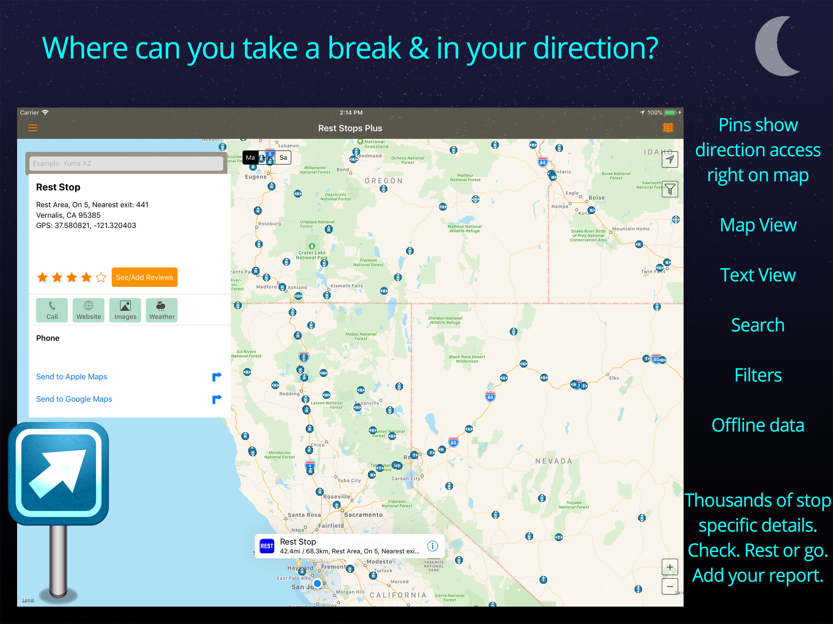 Rest Stops Plus
