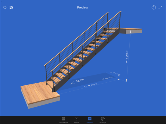 Screenshot #4 pour Visual Stair Calc LT
