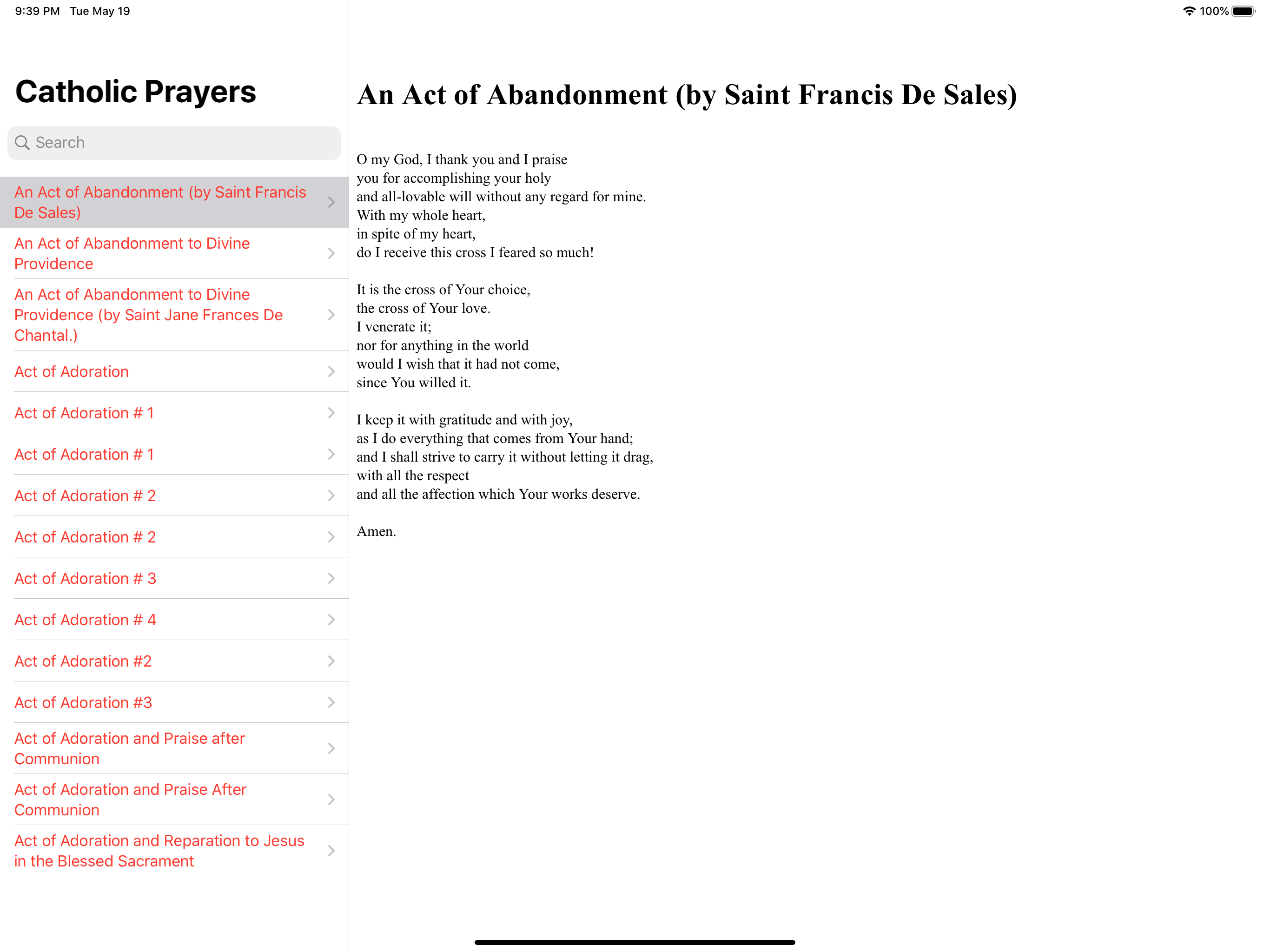 Catholic Prayers : Offline screenshot 4