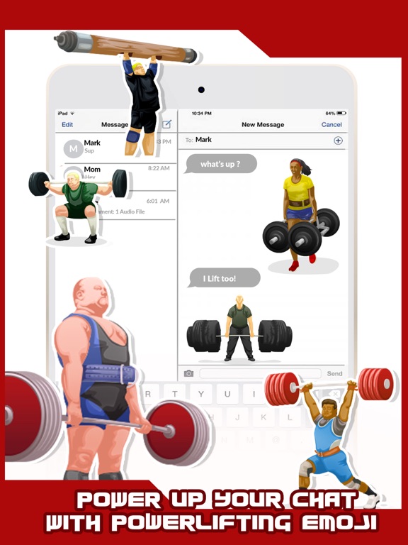 Powerlifting Emoji Stickers App Price Drops