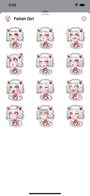 Fetish Girl Sticker Pack(圖1)-速報App