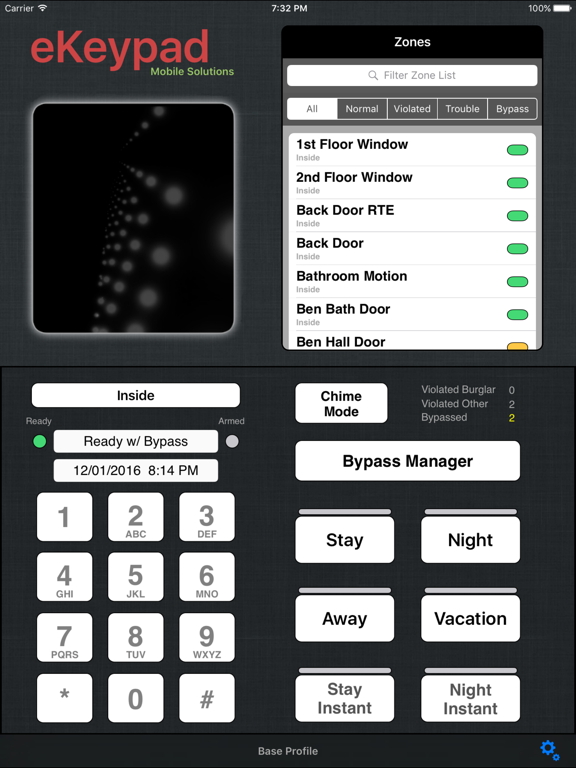 Screenshot #4 pour eKeypad Alarm