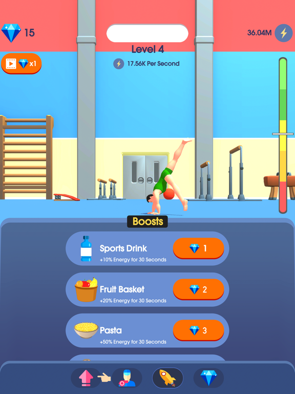 Idle Gymnastics iPad screenshot 5 - Games app