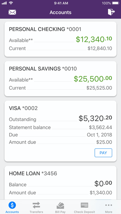 Vermont Fed CU Mobile Banking Screenshot