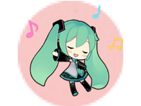 Miku And Team HD Sticker