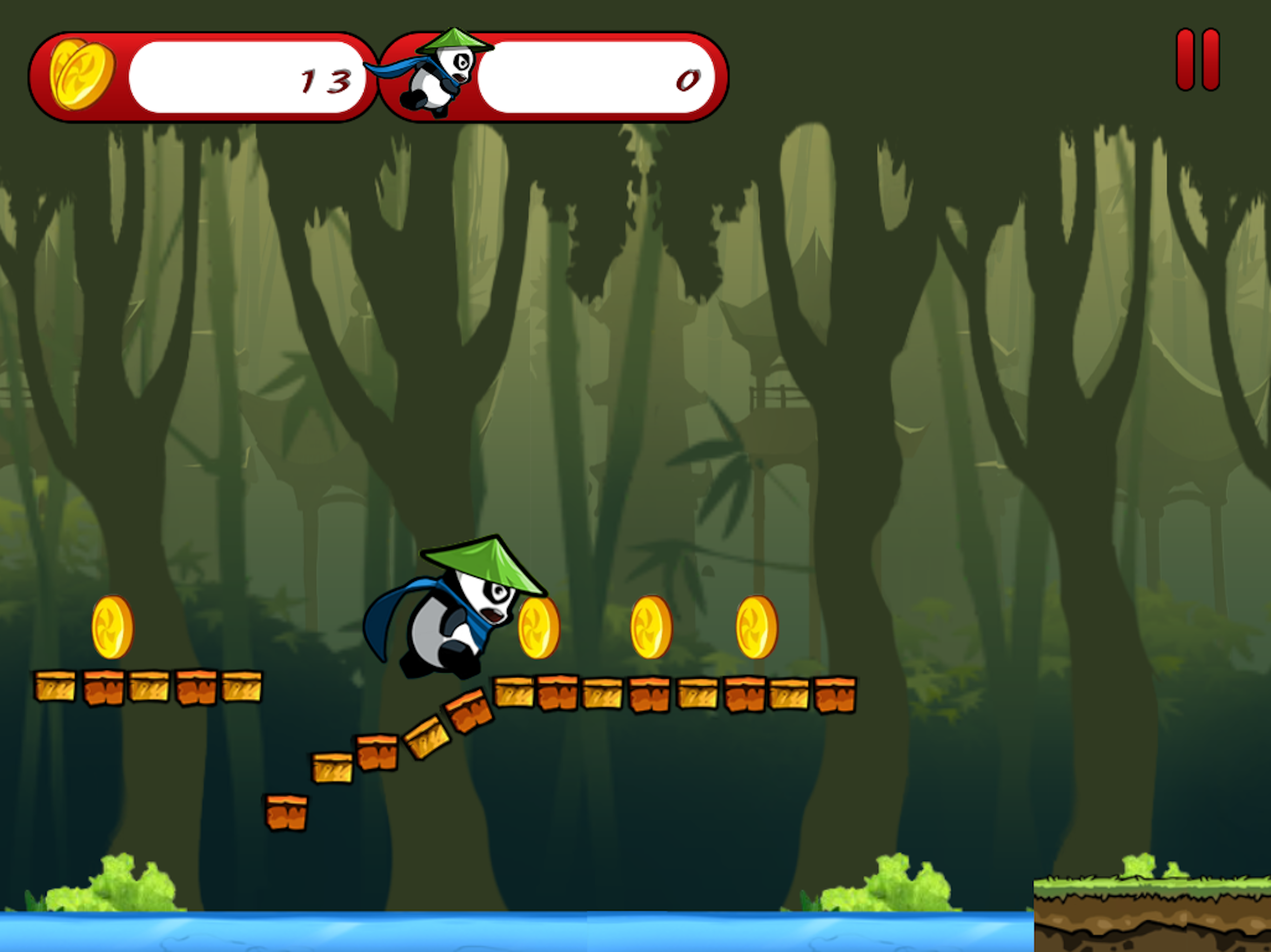 Panda Adventure Run and Jump