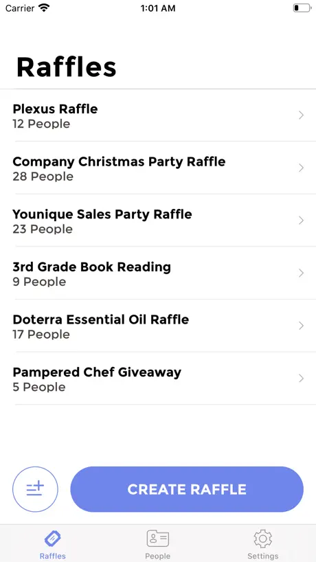 Riffle Raffle