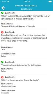 muscular system quizzes iphone screenshot 4