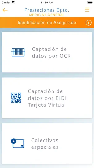 Captura de pantalla de ASISA Lince en iPhone 5