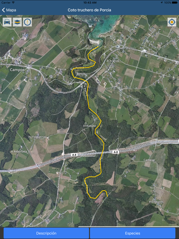 Screenshot #6 pour MyFishingMaps - mapas de pesca