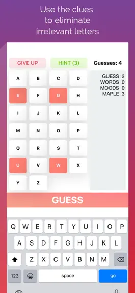 Game screenshot Jotto - Unlimited Word Guess hack