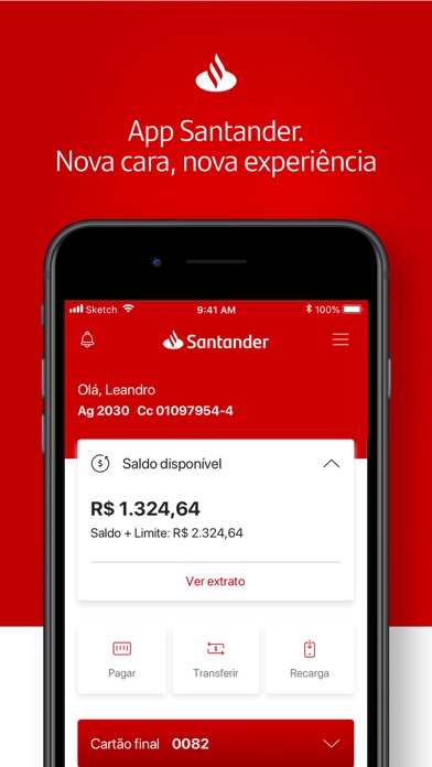 Screenshot #1 pour Banco Santander Brasil