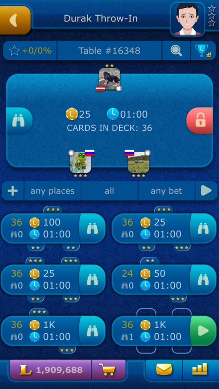 Online Durak LiveGames screenshot 3
