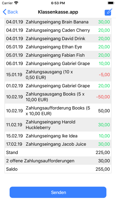 Screenshot #3 pour Klassenkasse