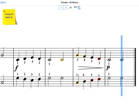 Percebe Expressive Piano iPad screenshot