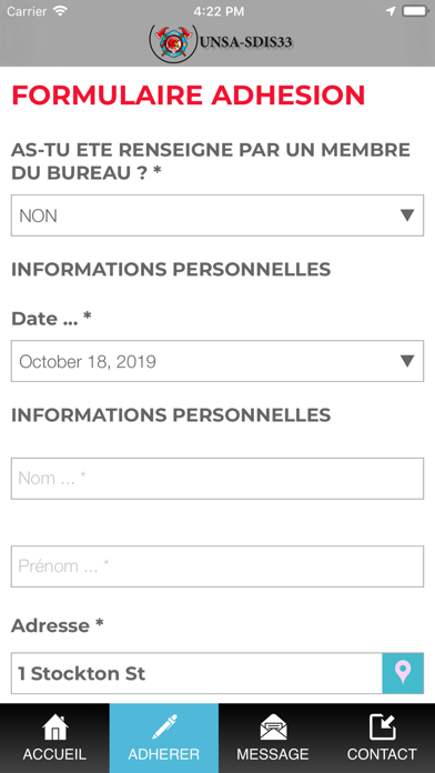Screenshot #3 pour UNSA-SDIS33