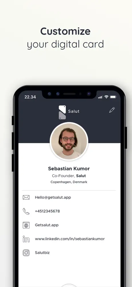 Salut - Business Cards Scanner