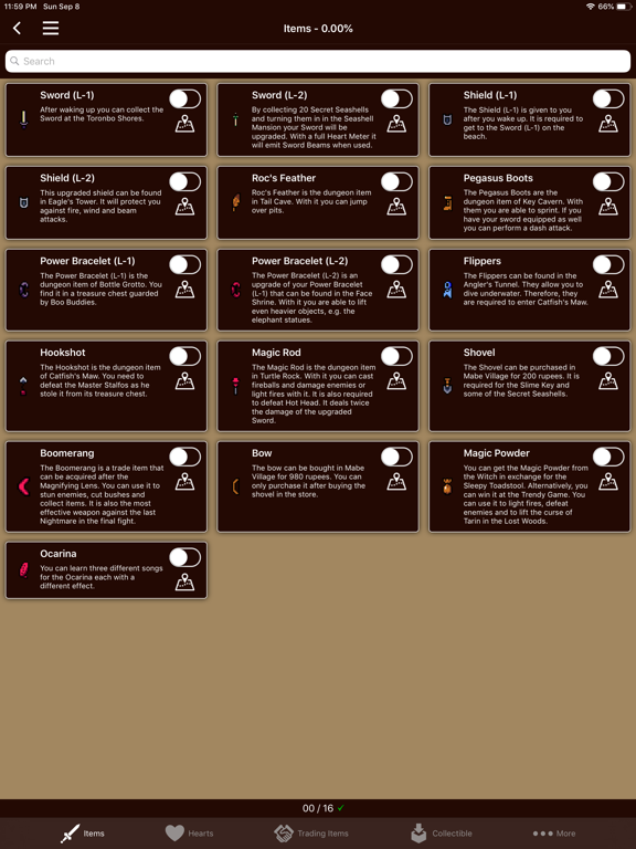 Awakening Companion iPad screenshot 4 - Utilities app