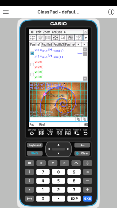Screenshot #1 pour CASIO ClassPad
