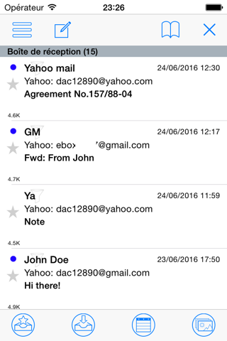 SenseMail-secure email client screenshot 2