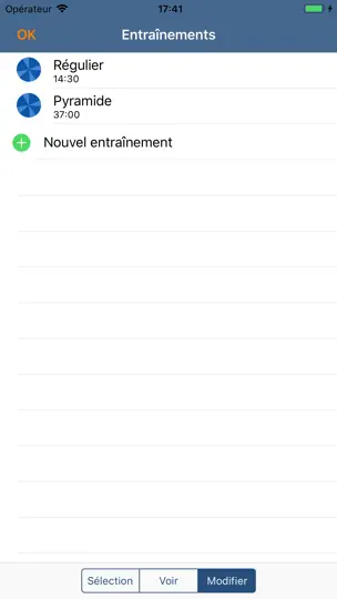 Capture d'écran de Entraînement Fractionné sur iPhone 4