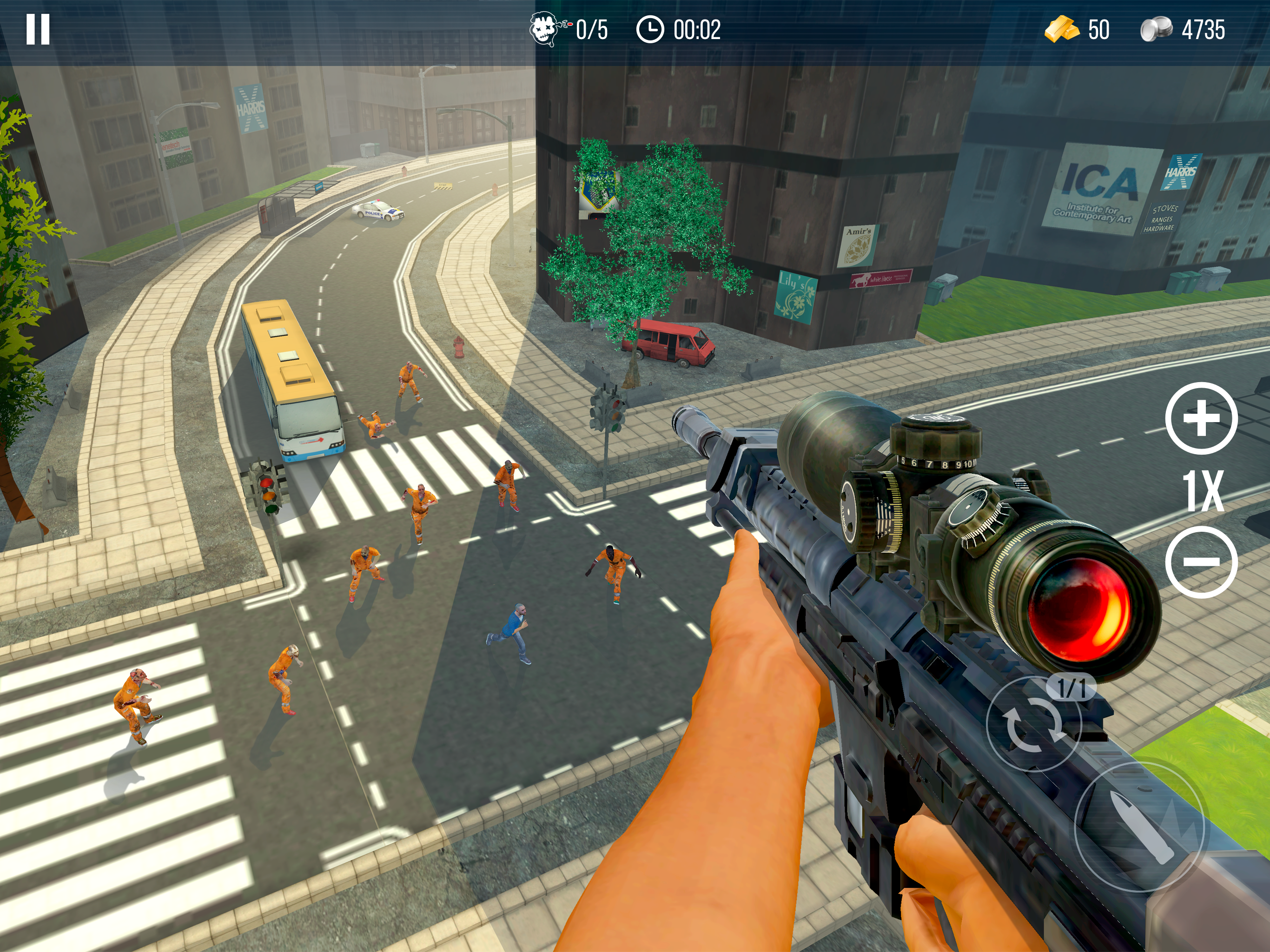 SNIPER: 3D Zombie Hunting Game