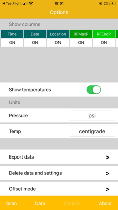 RaceSense Tyre Gauge screenshot 3