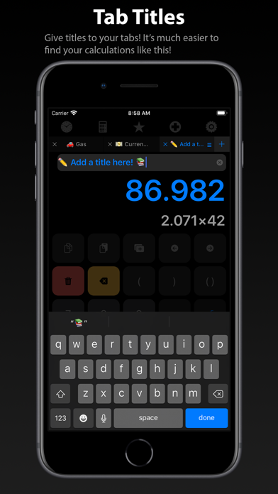 Objective Calculator iPhone screenshot 6 - Utilities app