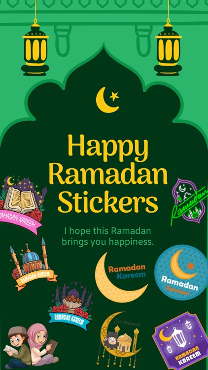 Happy Ramadan Stickers