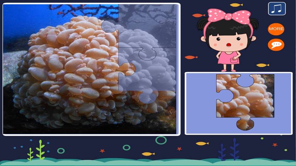 #1. 丫丫海洋动物拼图-智力开发游戏 (iOS) 由: 路霞 代