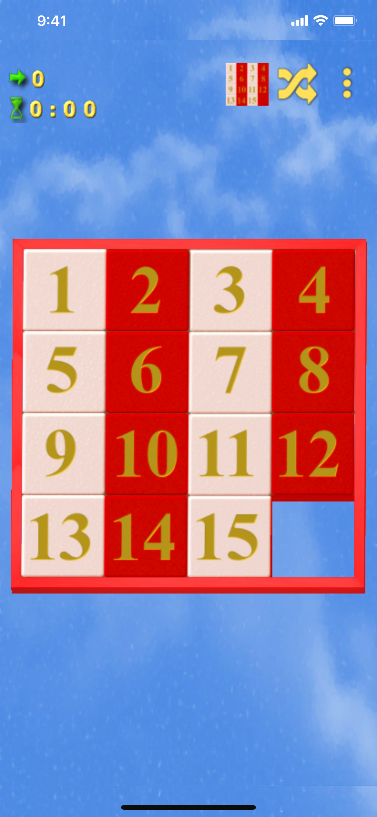 Fifteen puzzle!