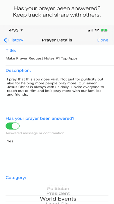 Prayer Request Notes screenshot 3