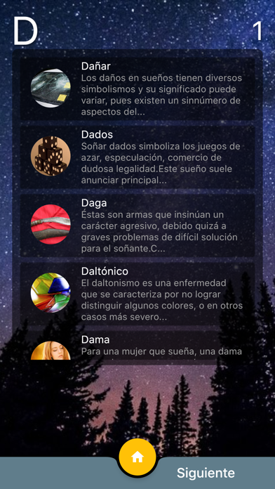 Screenshot #2 pour Sueños y sus significados
