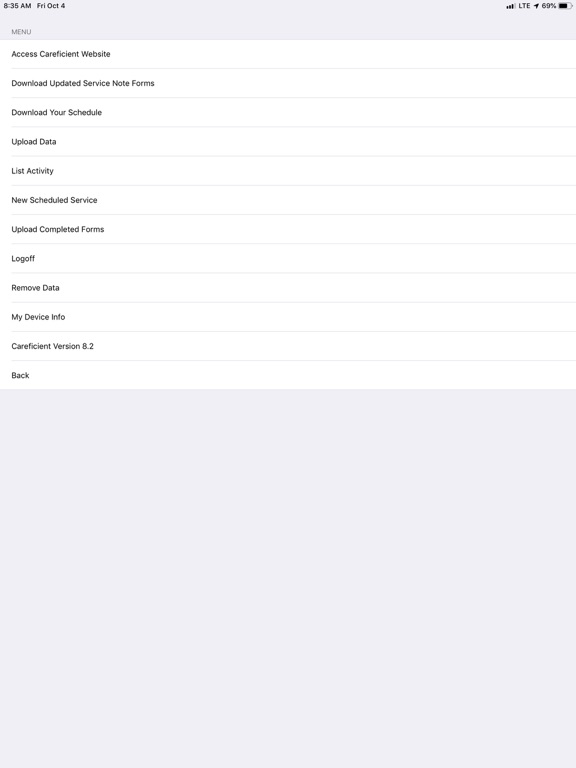 Care Visit iPad screenshot 3 - Business app