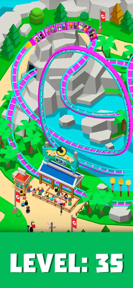 Idle Theme Park - Tycoon Game