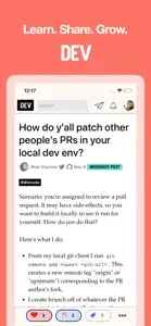 DEV Community screenshot #3 for iPhone