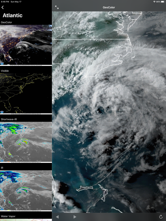 Screenshot #5 pour NOAA Hurricane Center HD