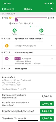 Imágen 3 INVG Fahrinfo Ingolstadt iphone