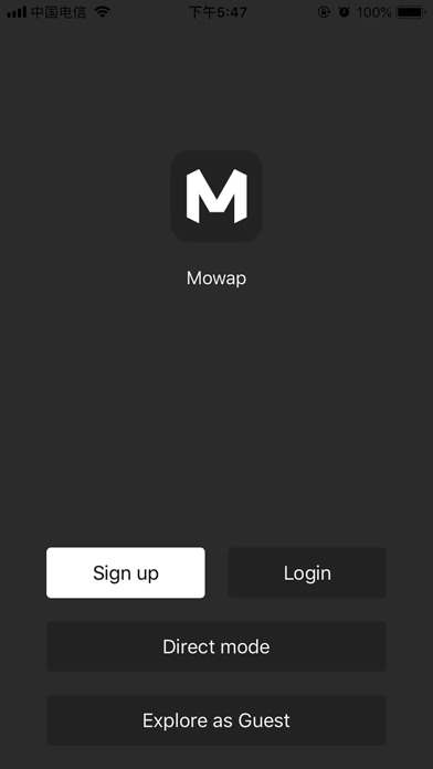 Mowap Screenshot