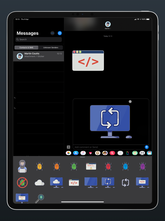 Screenshot #6 pour Computer Bug Stickers