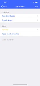 iBlueSky (mindmapping) screenshot #3 for iPhone