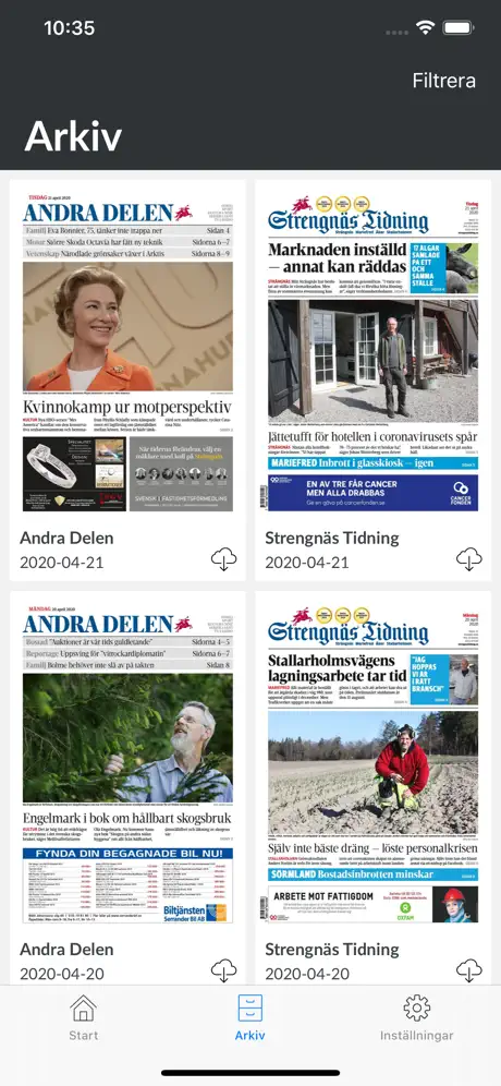 E-tidning Strengnäs Tidning