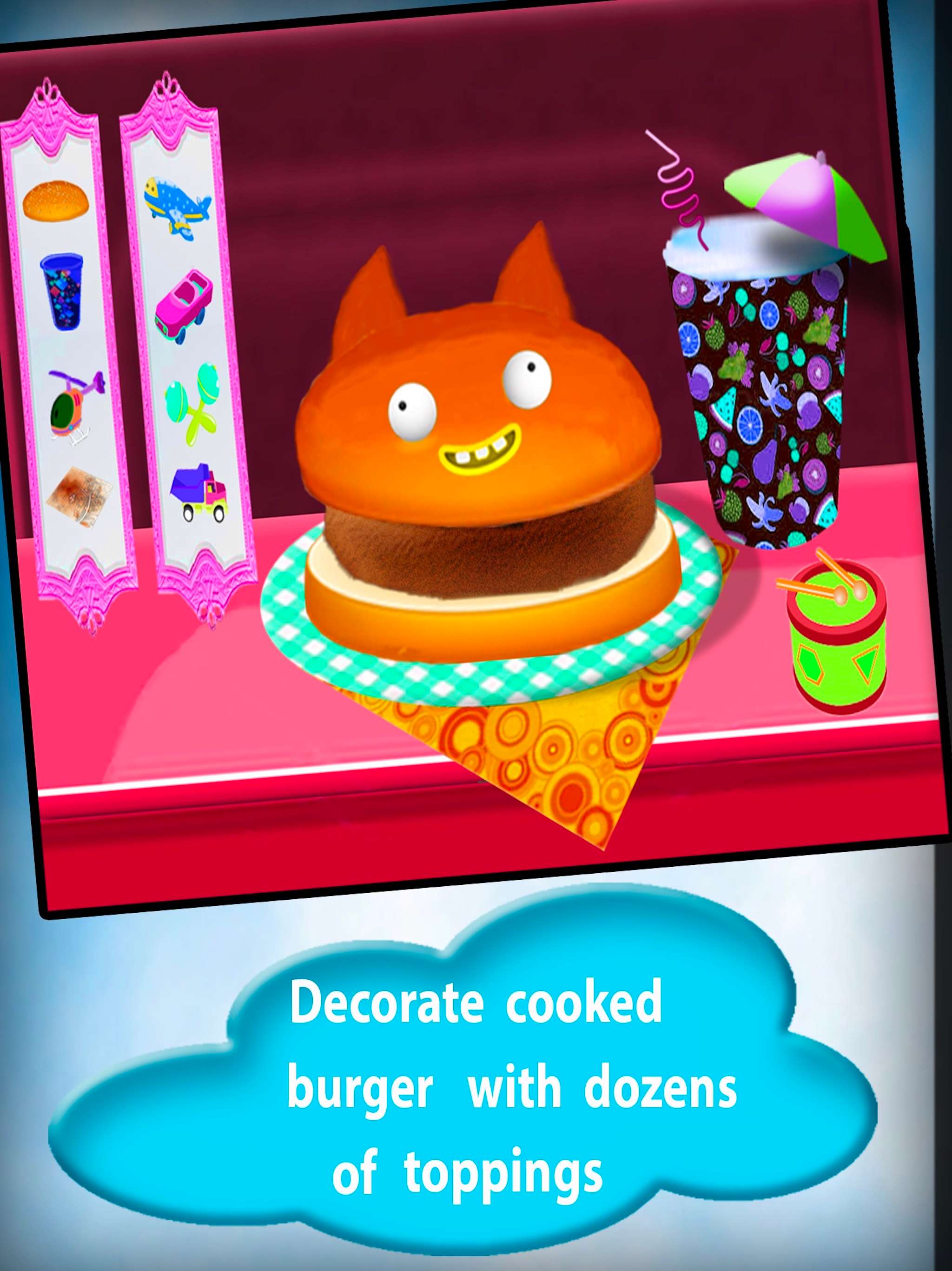 Burger Maker Chef Cooking Game screenshot 8