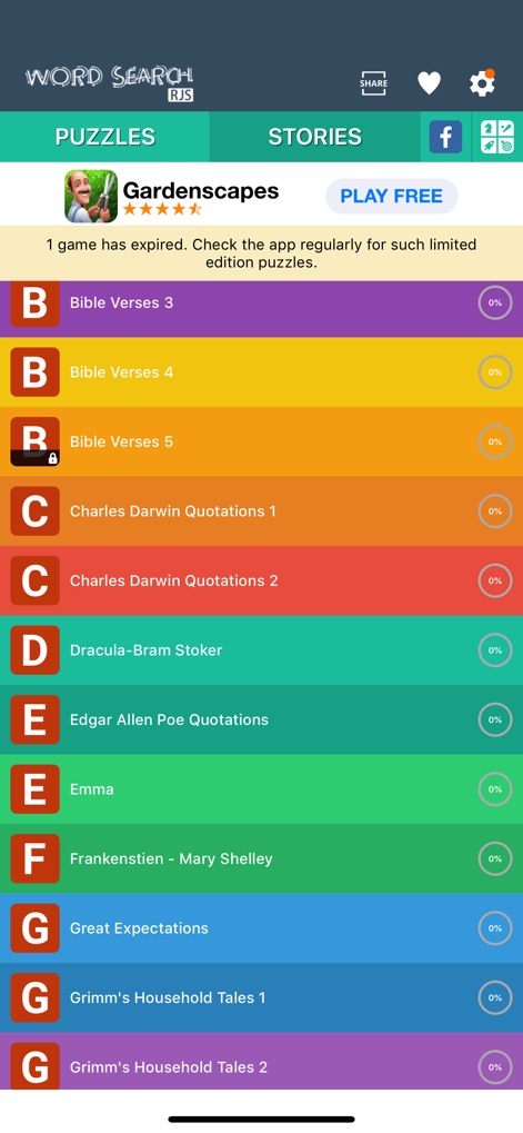 Word Search Puzzles RJS - Games App | MWM