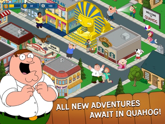 Family Guy The Quest for Stuff iPad app afbeelding 2