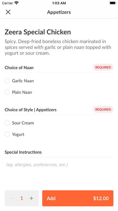 App screenshot