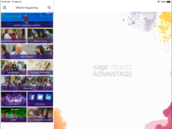 Sage Intacct Advantage iPad screenshot 4 - Business app