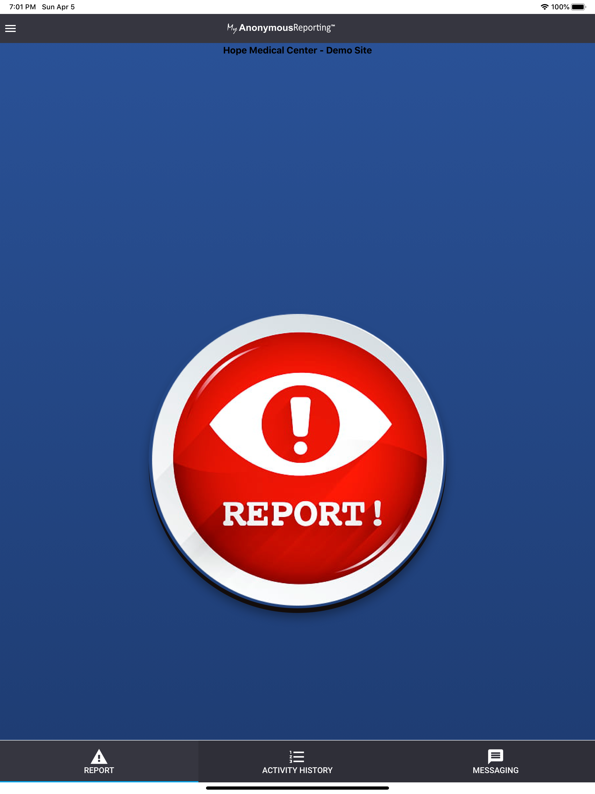 MyAnonymousReporting