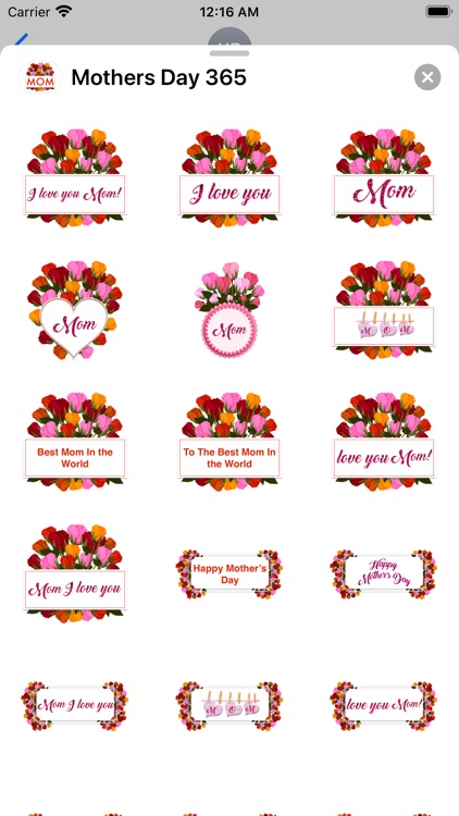 Mother's Day 365 Stickers screenshot-4
